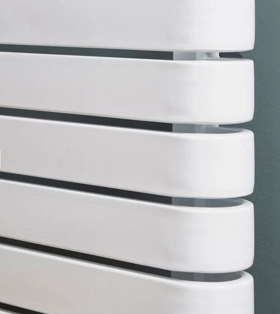 KRAD Panel Radiators K-RAD Denver Straight Horizontal Designer Radiator in Gloss White