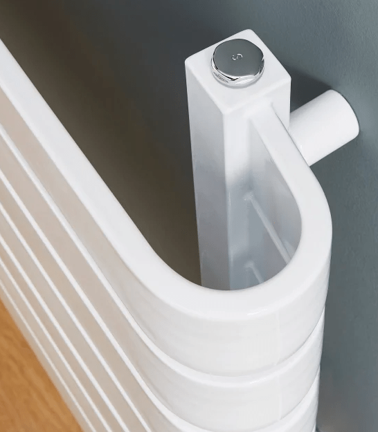 KRAD Panel Radiators K-RAD Denver Straight Horizontal Designer Radiator in Gloss White