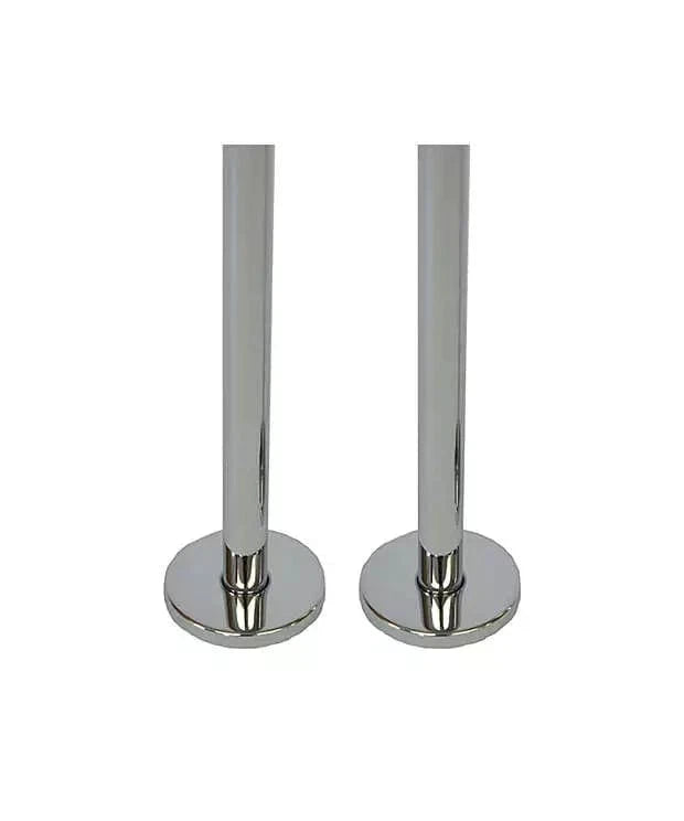 Tissino Pipe Shrouds Tissino Hugo2 - Pair of Pipes & Shrouds - Chrome - THU-208-CP