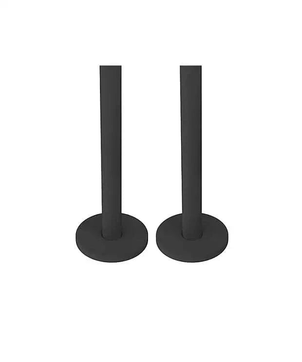 Tissino Pipe Shrouds Tissino Hugo2 Towel Rail fitting pack Matt Black - THU-208-MN