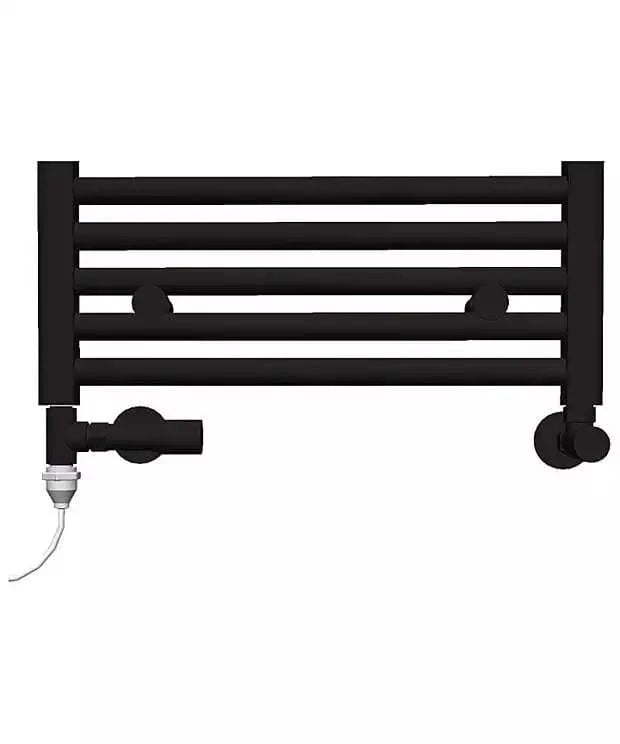 Tissino Radiator Valves Tissino Dual Fuel Radiator Valves - Wall Plumbing Connection - Matt Black - THU-209-MN