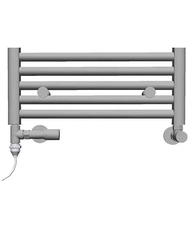 Tissino Radiator Valves Tissino Dual Fuel Radiator Valves - Wall Plumbing Connection - Lusso Grey - THU-209-LG