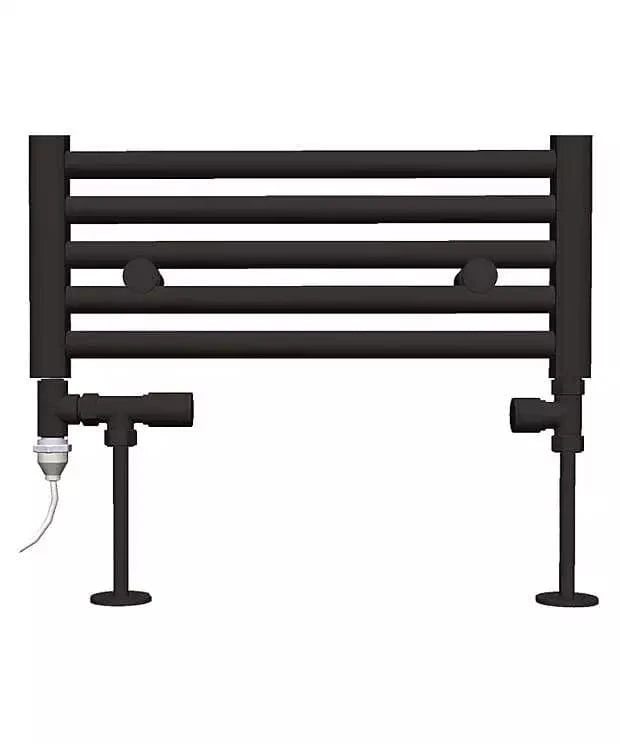 Tissino Radiator Valves Tissino Dual Fuel Radiator Valves - Floor Plumbing Connection - Arabica - THU-210-AR