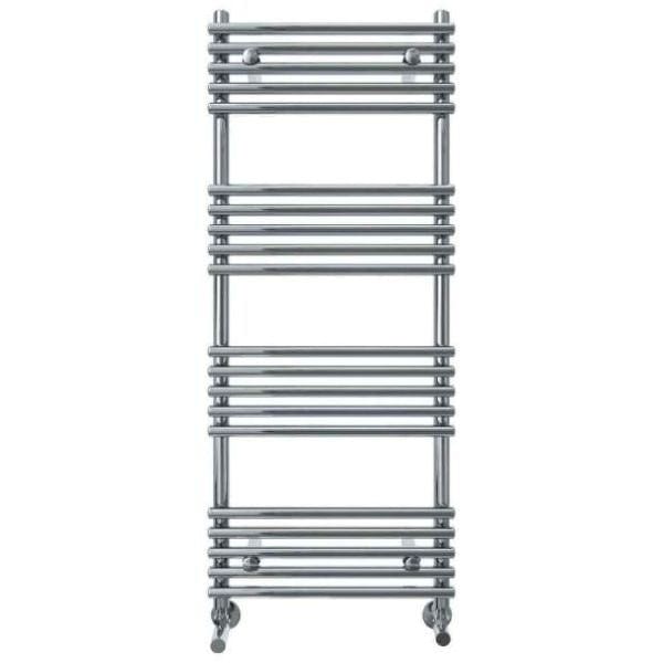 Vogue Designer Towel Radiators Vogue Tune Straight Designer Towel Radiator in Chrome 1186 x 500 / Electric Only
