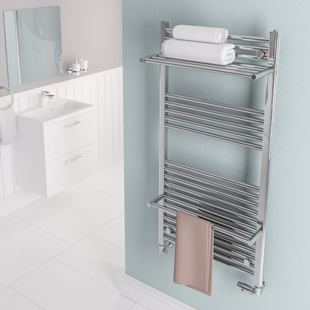 Eastbrook Eastbrook Haddenham Straight Vertical Towel Rail in Chrome