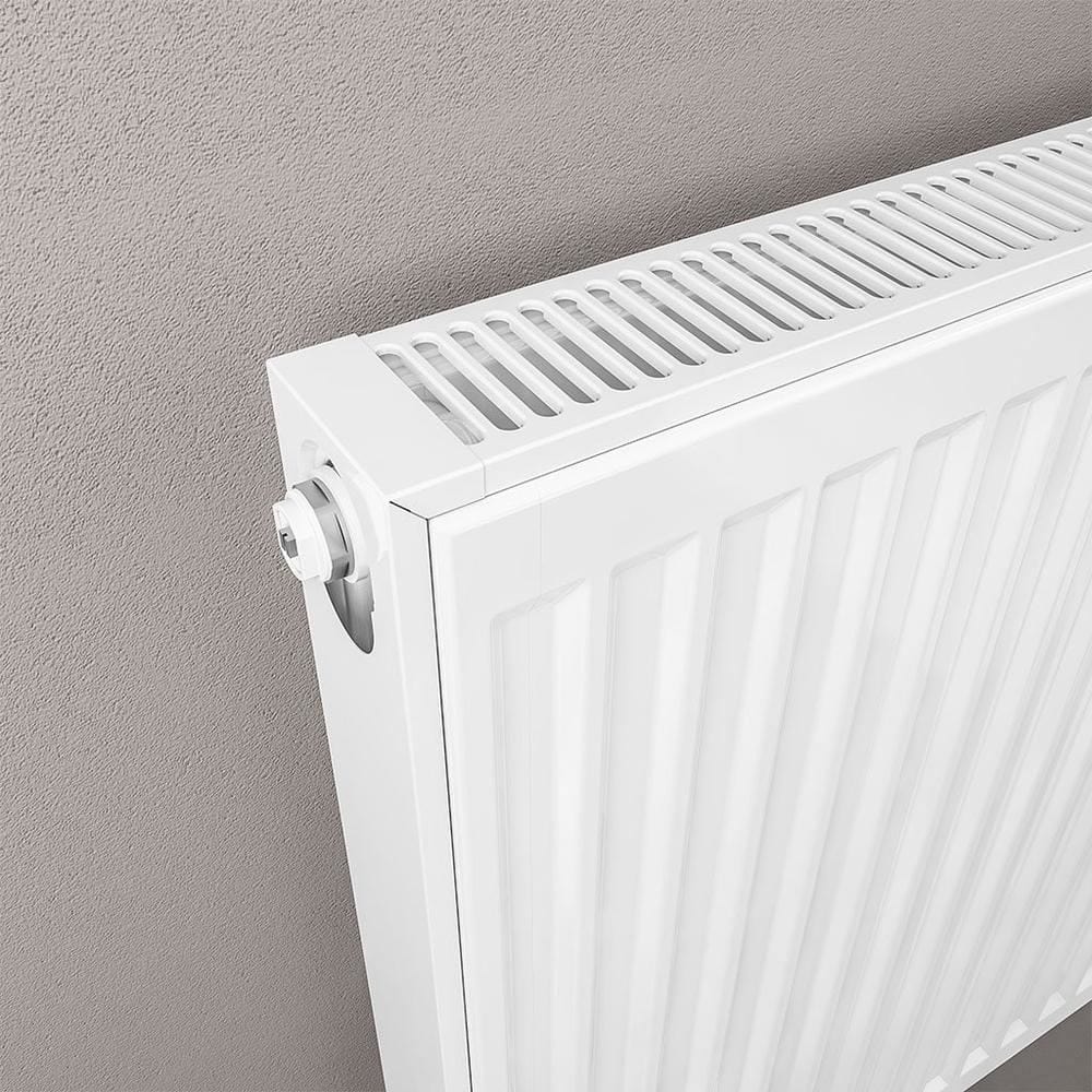 Aquarius Bathrooms Type 21 Aquarius Type 21 Compact Panel Radiator In Gloss White
