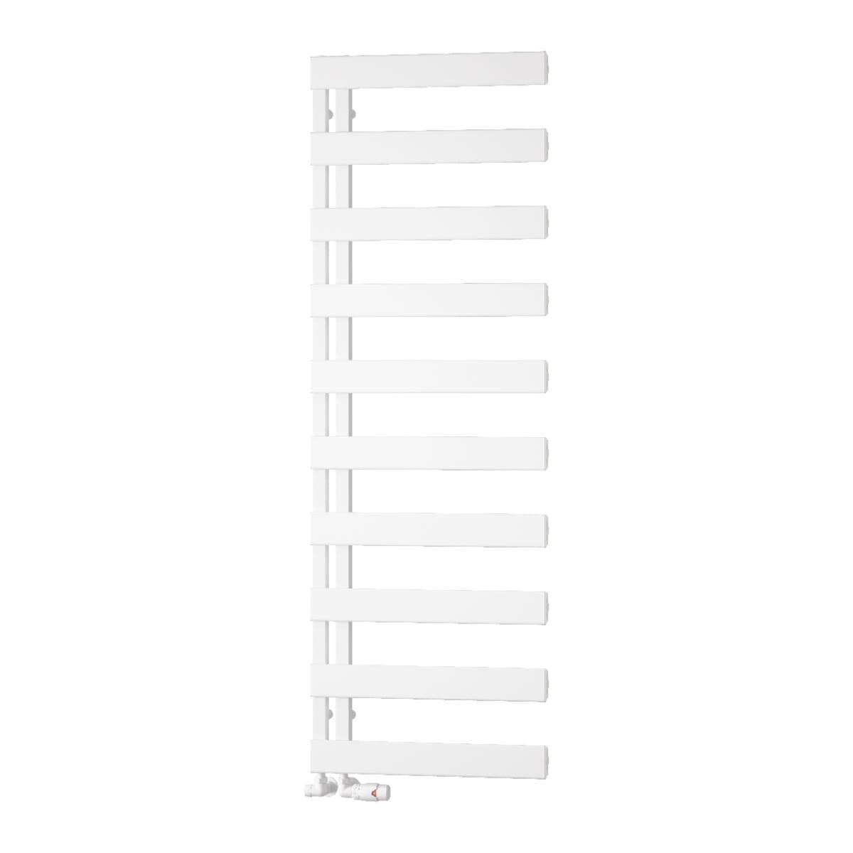 Reina Ladder Rail Reina Carpena Central Heating Aluminium Towel Rail White / 1510 x 500mm