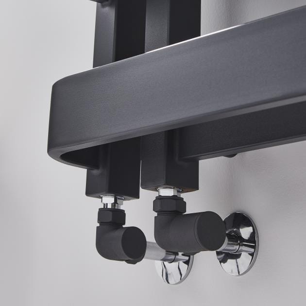 KRAD Designer Towel Radiators K-RAD Texas Straight Vertical Designer Towel Rail in Anthracite