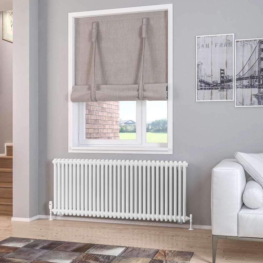 Eastbrook Rivassa Traditional 2 Column Radiator in Gloss White