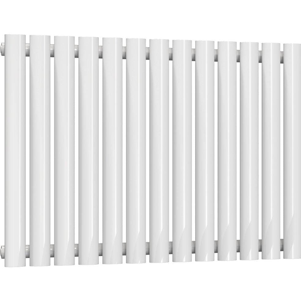 Aquarius Bathrooms Column Radiator Aquarius Athens Single Horizontal Column Radiator in White 600 x780mm