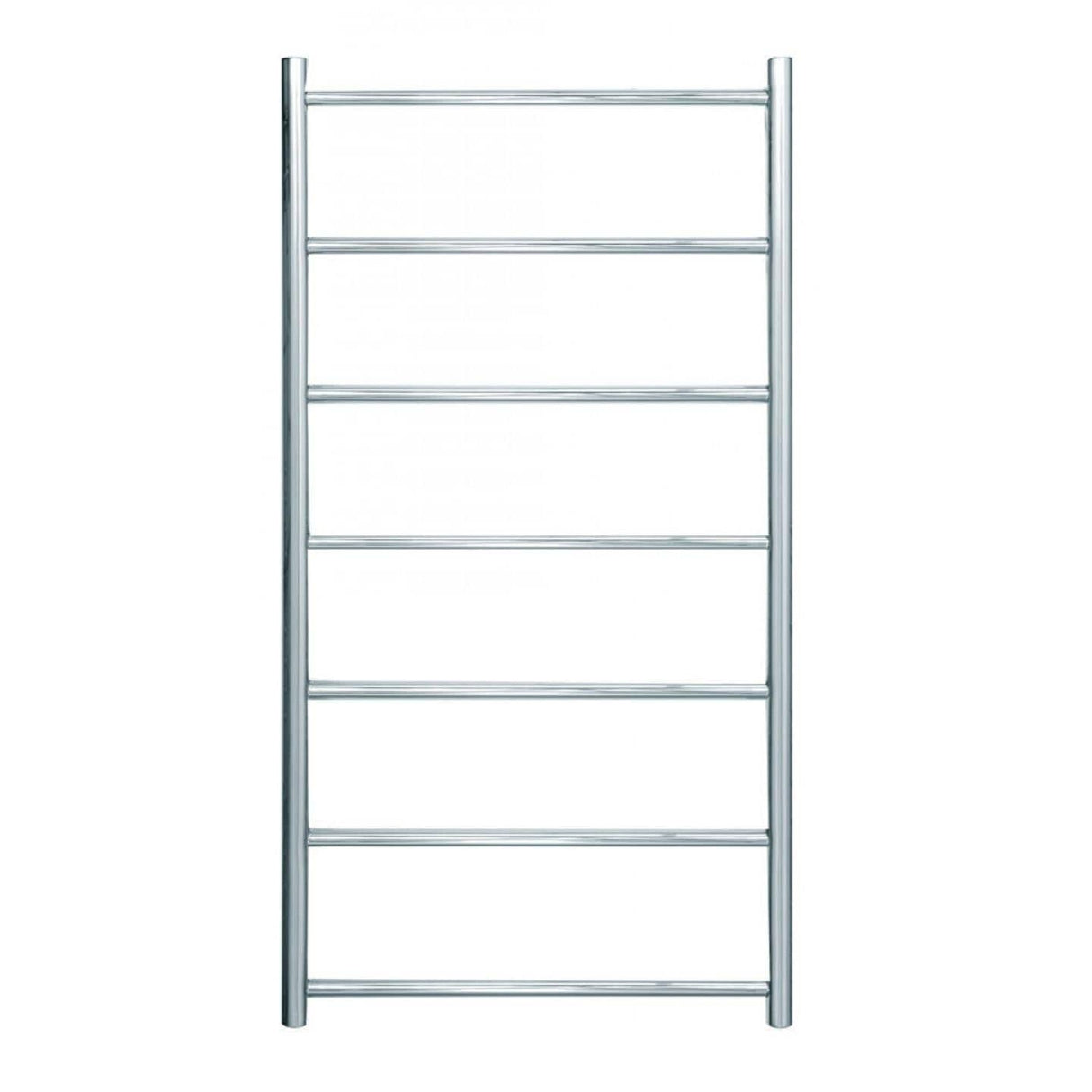JIS Ladder Rail JIS Sussex Pevensey Vertical Stainless Steel Heated Towel Rail Polished Chrome / Central Heating