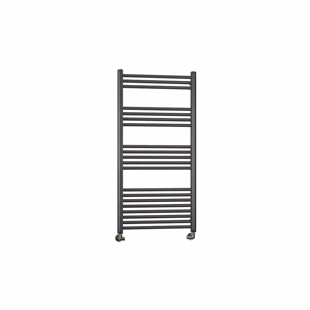 Eastbrook Wendover Straight Heated Towel Rail in Brushed Gunmetal