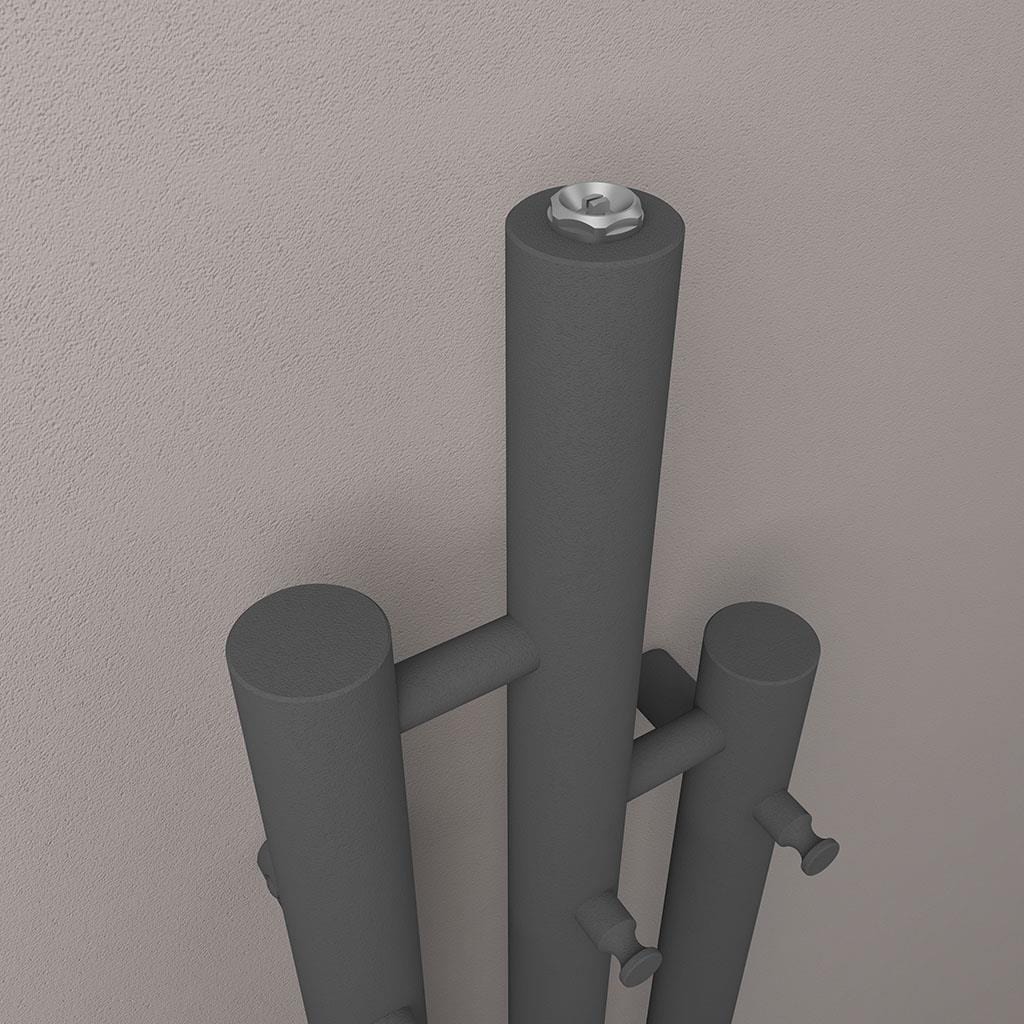 Eastbrook Designer Towel Radiators Eastbrook Portchester Vertical Designer Radiator in Matt Anthracite