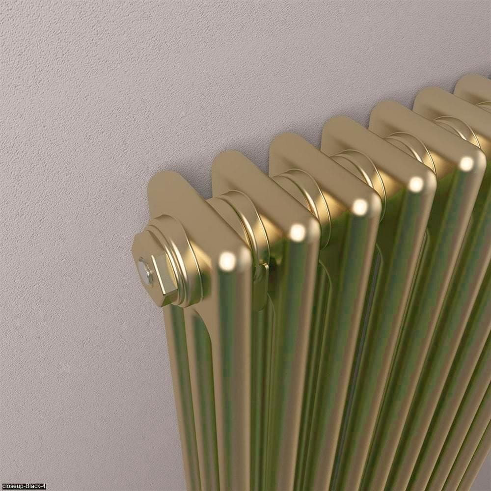 Eastbrook Column Radiator Eastbrook Rivassa Traditional 3 Column Radiator in Bronze Effect