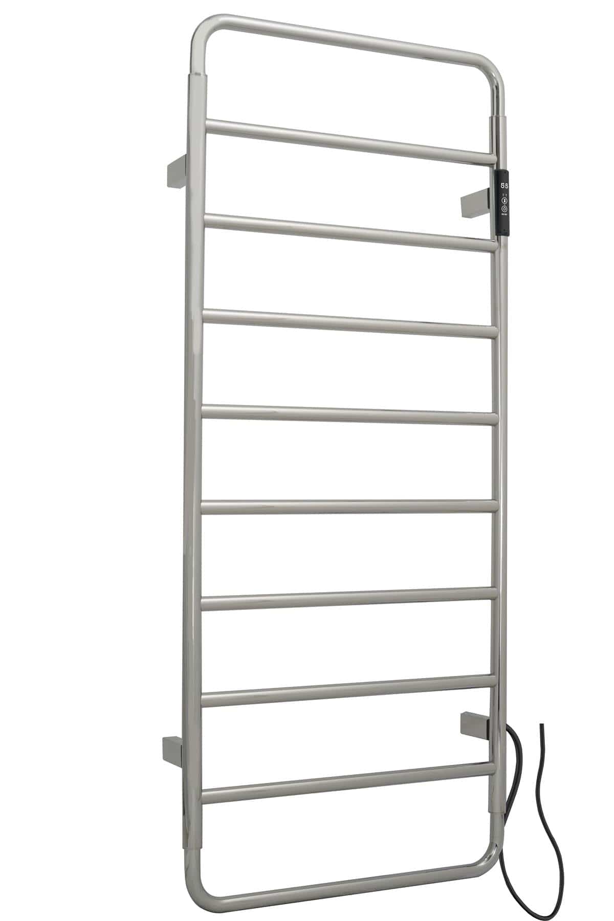 JTP Designer Towel Radiators JTP AERO Designer Vertical Heated Towel Rail - Electric Only 1130 x 475 / Stainless Steel