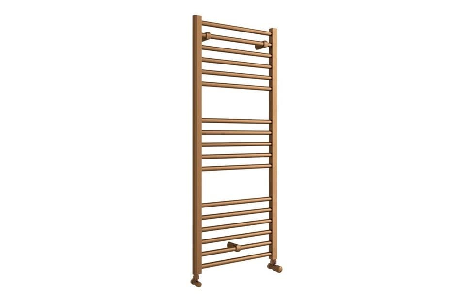 Aquarius Designer Towel Radiators Aquarius Zanelli Towel Radiator in Brushed Bronze