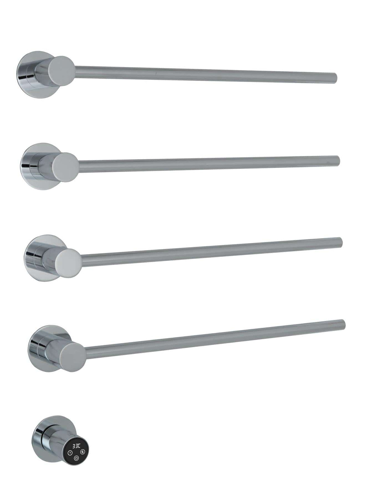 JTP Designer Towel Rail JTP Onyx Electric Designer Towel Radiator Chrome