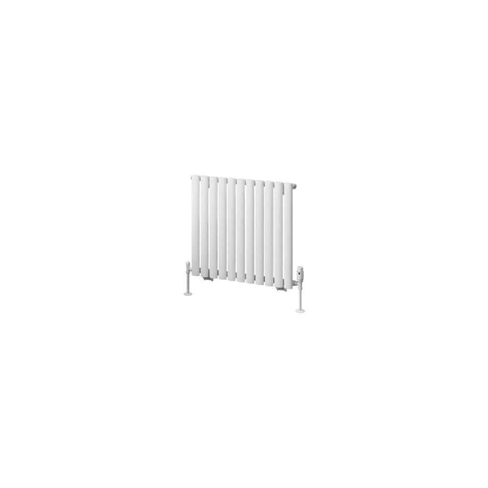 Eastbrook Panel Radiator Eastbrook Tunstall Straight Horizontal Designer Radiator in Matt White