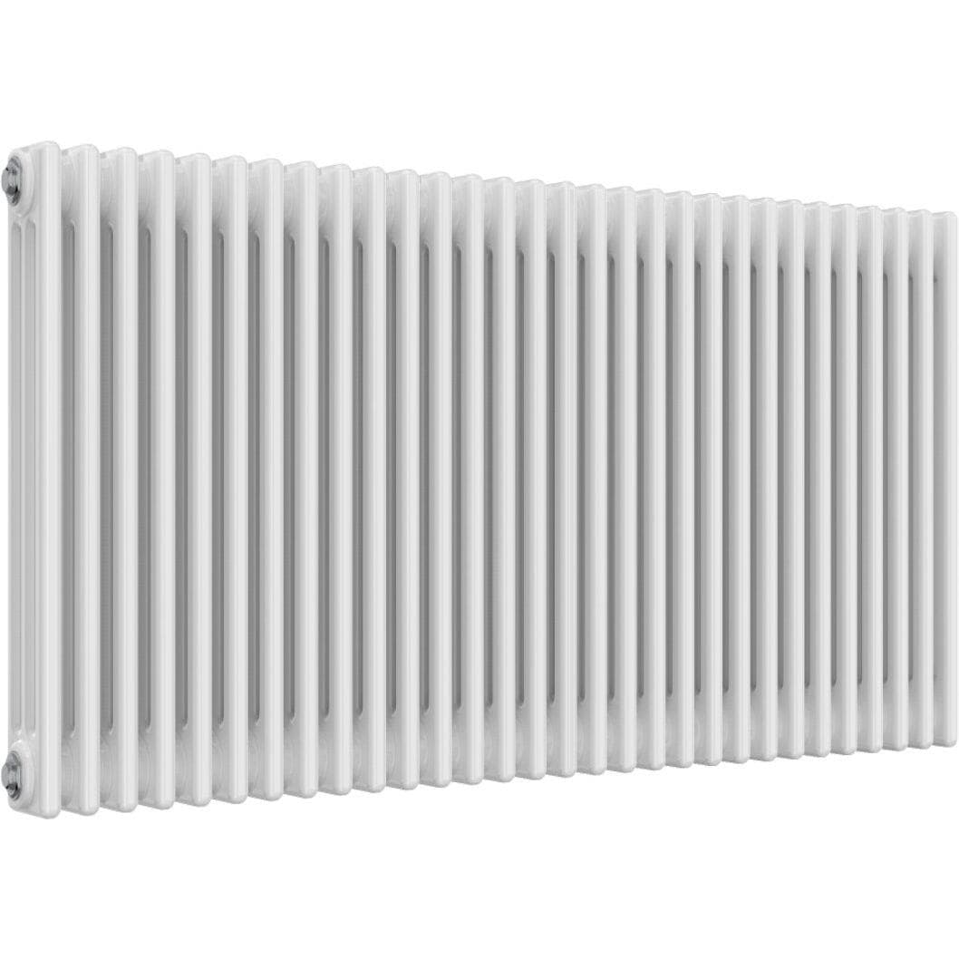 Aquarius Bathrooms Column Radiator Aquarius Foundry Horizontal 3 Column Radiator in White 750mm x 1370mm