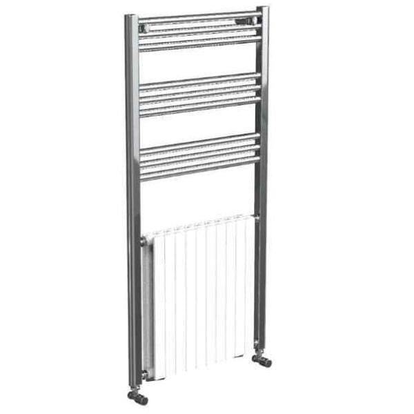 Vogue Designer Towel Radiators Vogue Harmonique Designer Heated Towel Radiator in Chrome 1500 x 500 / Electric Only