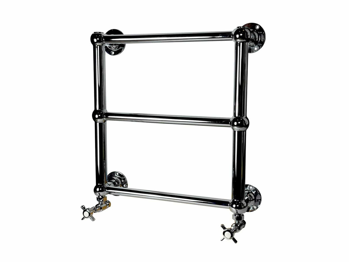 Imperial Traditional Towel Rail Imperial Lund Traditional Wall Mounted Heated Towel Rail in Chrome 480 x 480