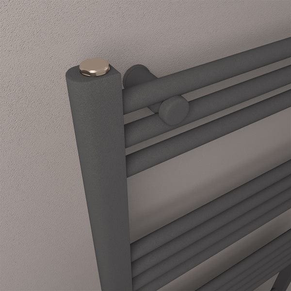 Eastbrook Ladder Rail Eastbrook Wendover Straight Heated Towel Rail in Anthracite