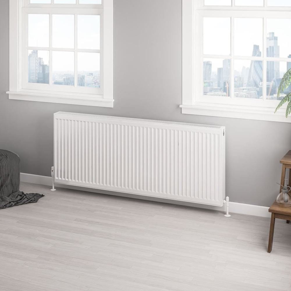 Aquarius Bathrooms Type 22 Aquarius Type 22 Compact Panel Radiator in Gloss White 600 x 1500mm
