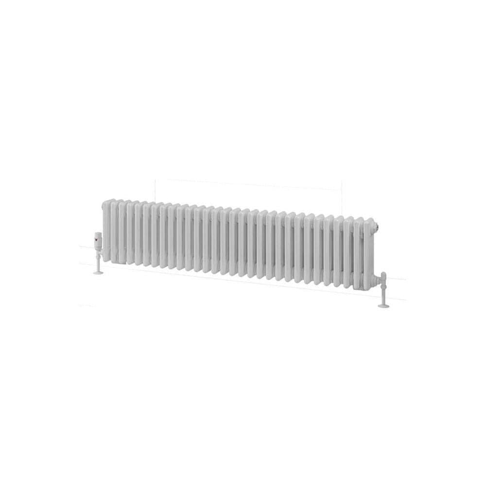 Eastbrook Rivassa Traditional 3 Column Radiator in White