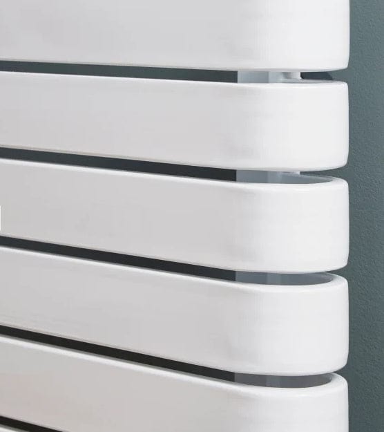 KRAD Panel Radiators K-RAD Denver Straight Horizontal Designer Radiator in Gloss White