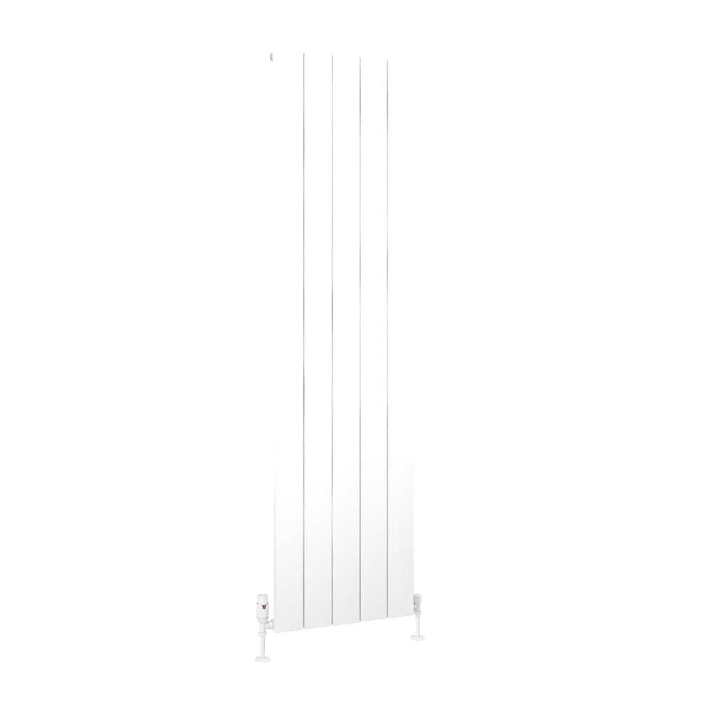 Eastbrook Panel Radiator Eastbrook Charlton Vertical Designer Radiator in Matt White