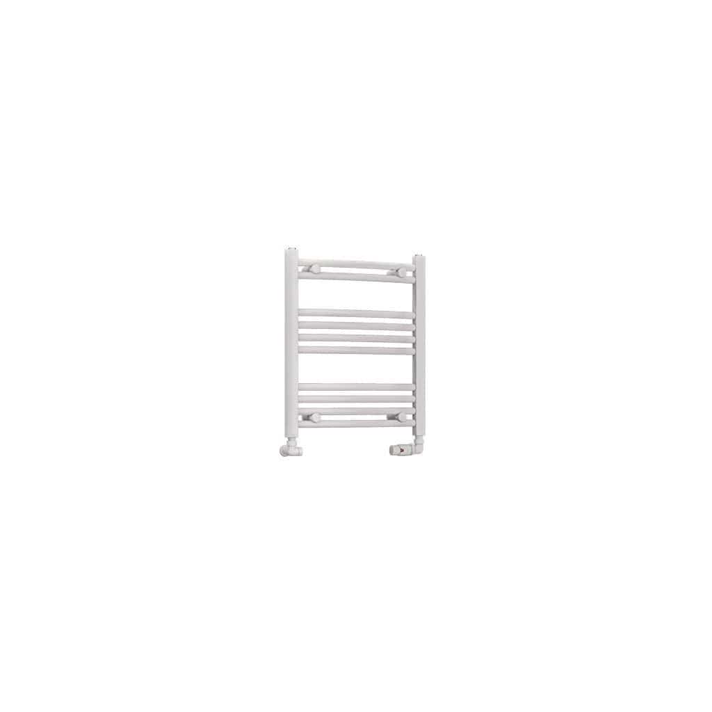 Eastbrook Wendover Curved Vertical Heated Towel Rail in White