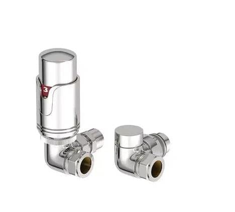 Totally Rads Tissino Hugo2 Double Angle Valves including Thermostatic Head