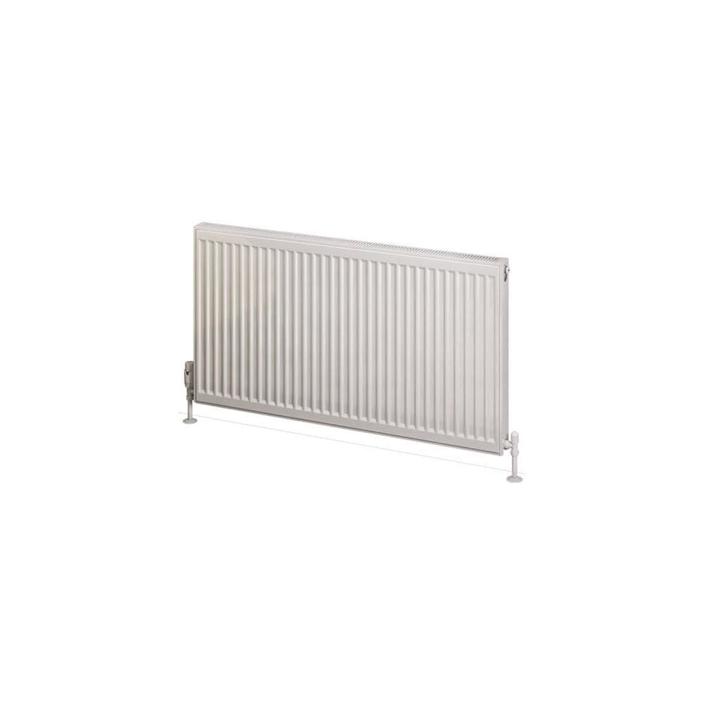 Aquarius Bathrooms Type 21 Aquarius Type 21 Compact Panel Radiator In Gloss White
