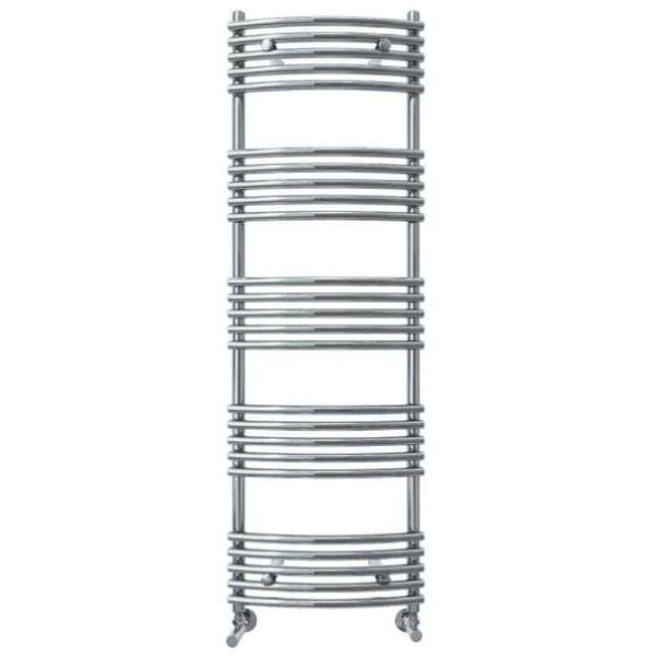Vogue Designer Towel Radiator Vogue Melody Curved Designer Towel Radiator in Chrome 1508 x 500 / Central Heating