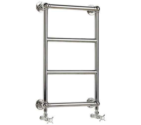 Heritage Traditional Towel Radiators Heritage Portland Traditional Heated Towel Rail - Wall Mounted - 740 x 475 - Chrome - AHC94
