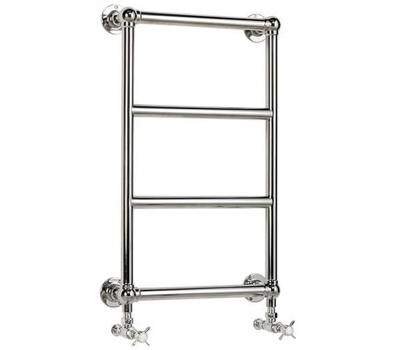 Heritage Traditional Towel Radiator Heritage Portland Traditional Heated Towel Rail - Wall Mounted - 740 x 475 - Chrome - AHC94