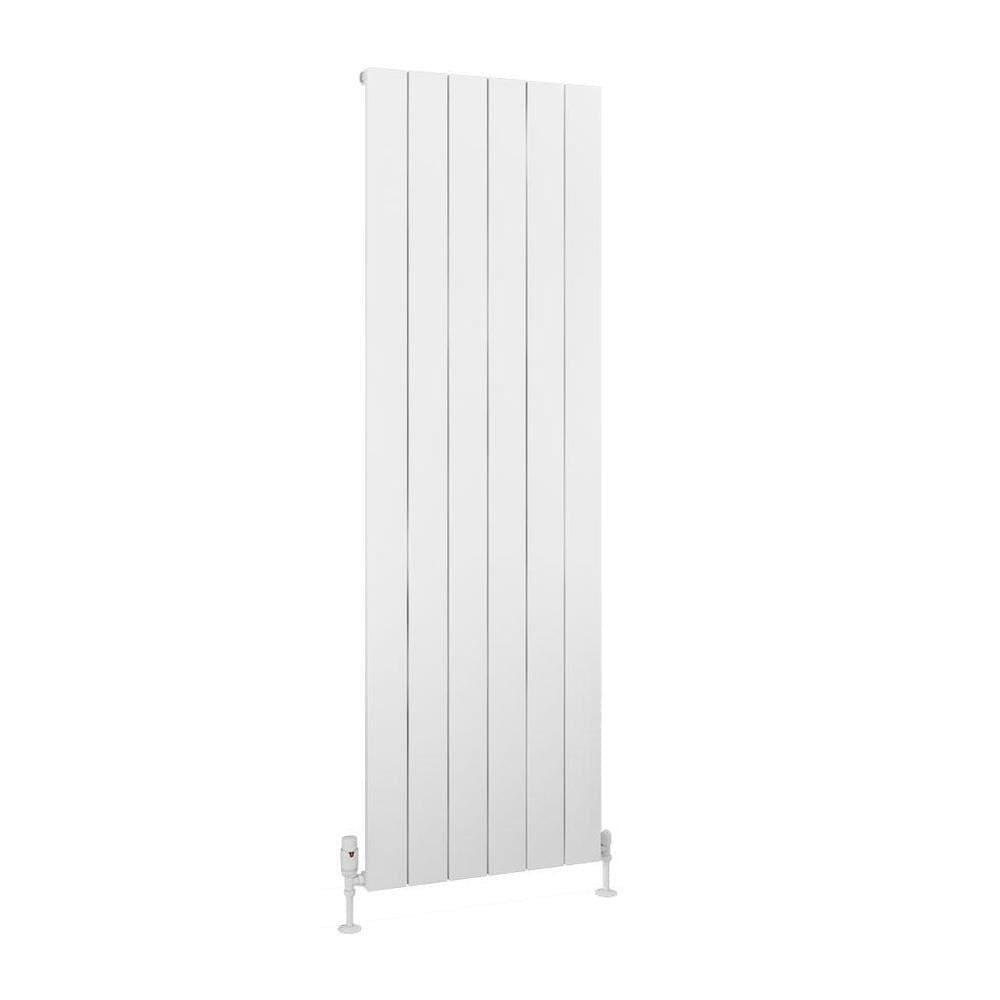 Eastbrook Panel Radiator Eastbrook Charlton Vertical Designer Radiator in Matt White