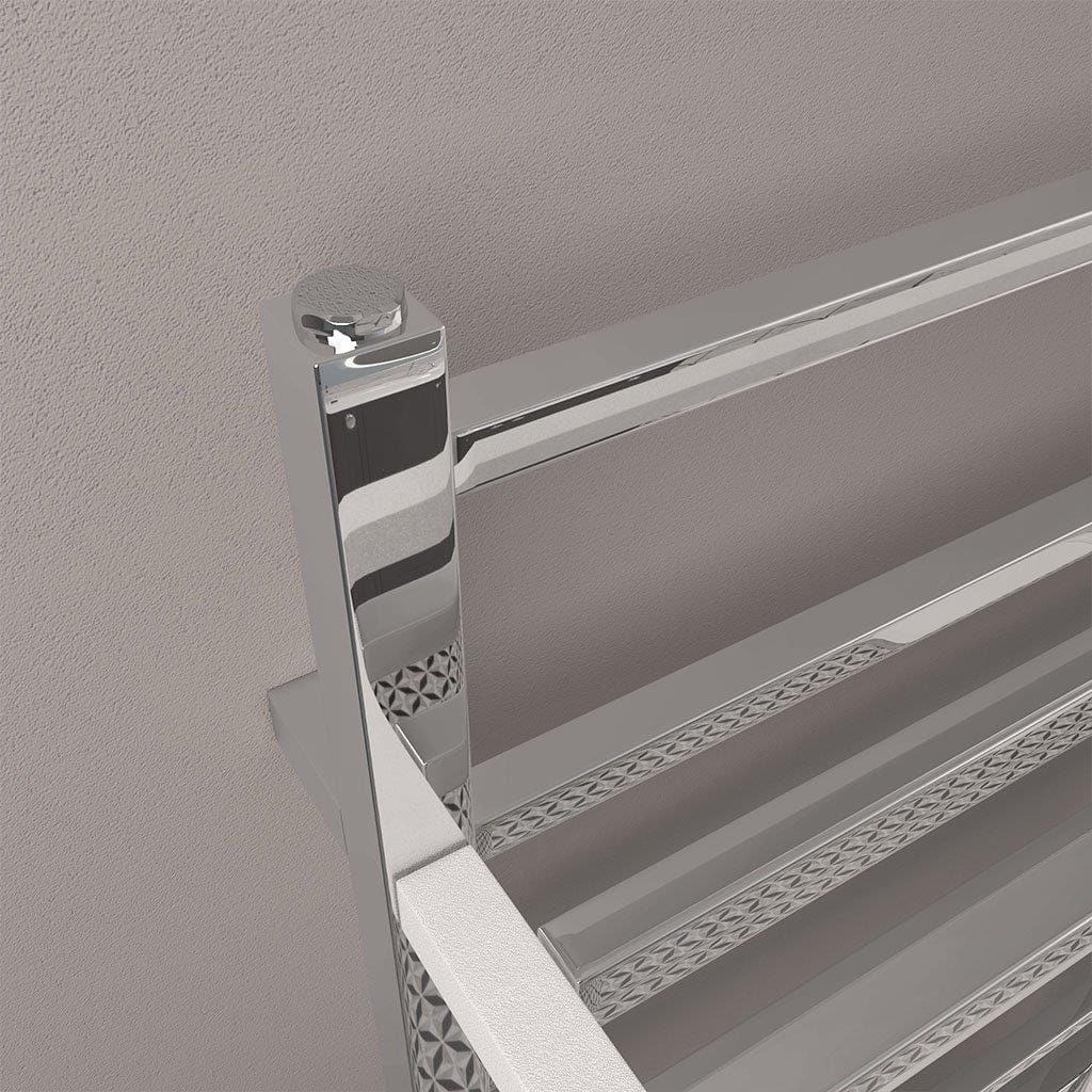 Eastbrook Designer Towel Radiator Eastbrook Launton Straight Vertical Heated Towel Rail in Chrome