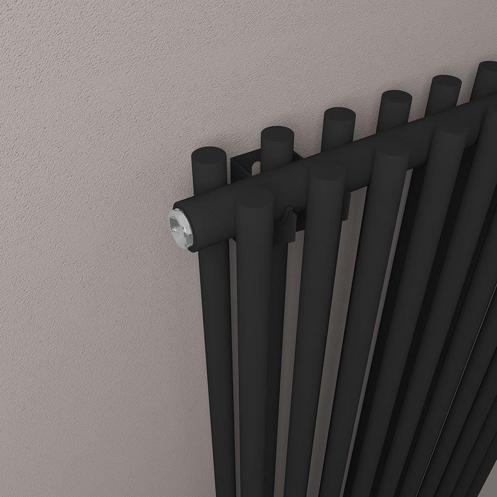 Eastbrook Designer Towel Radiator Eastbrook Murano Horizontal Designer Radiator in Matt Black
