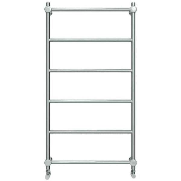 Vogue Designer Towel Radiators Vogue Venture Straight Designer Towel Radiator in Chrome 1300 x 650 / Dual Fuel