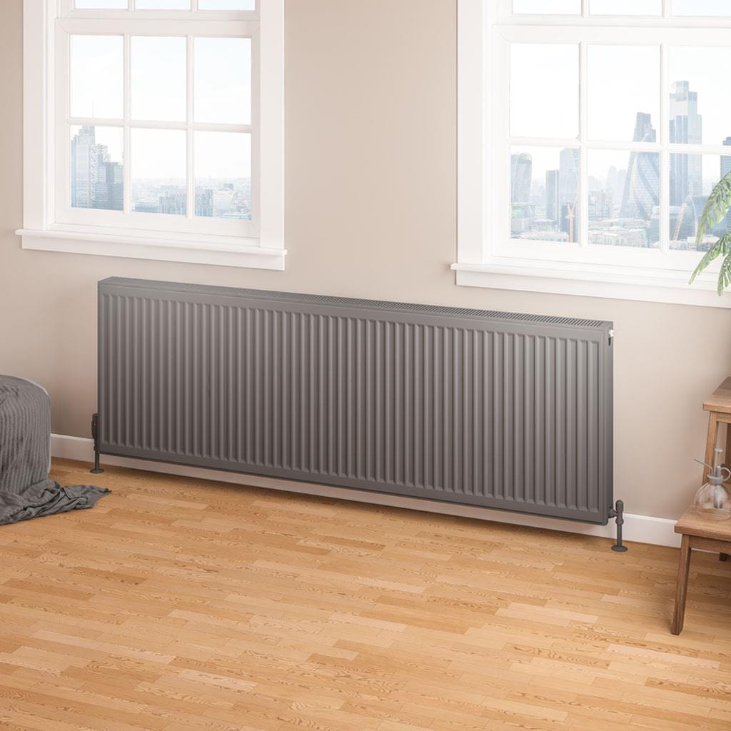 Aquarius Type 22 Aquarius Type 22 Compact Panel Radiator in Matt Anthracite 600 x 1800