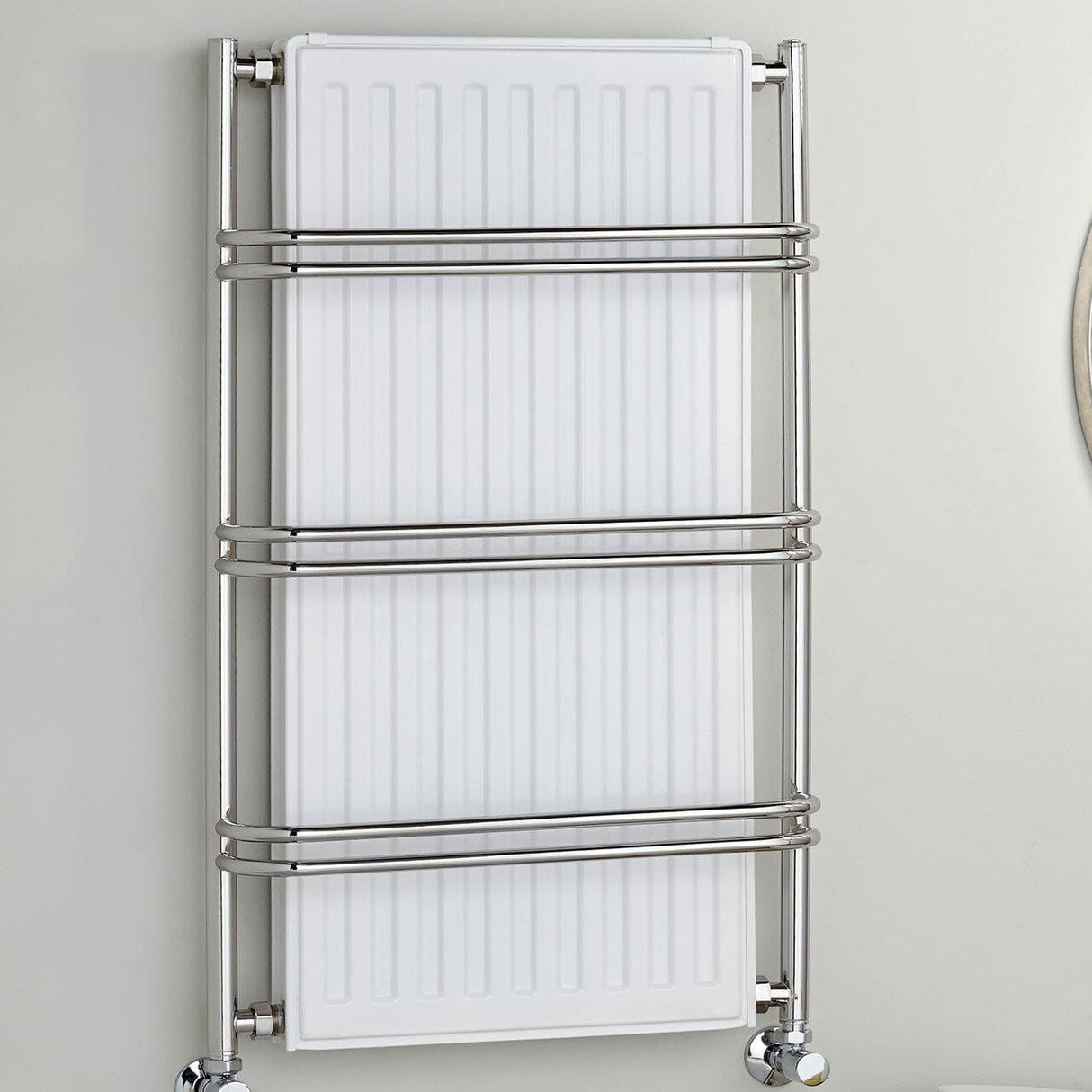 Vogue Designer Towel Radiators Vogue Nexus III Straight Designer Towel Radiator - 900 x 525mm - Chrome