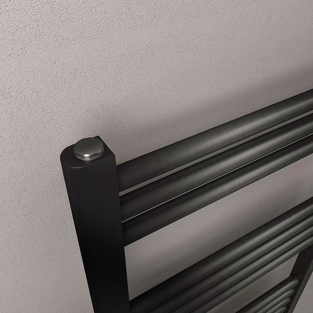 Eastbrook Wendover Straight Heated Towel Rail in Brushed Gunmetal
