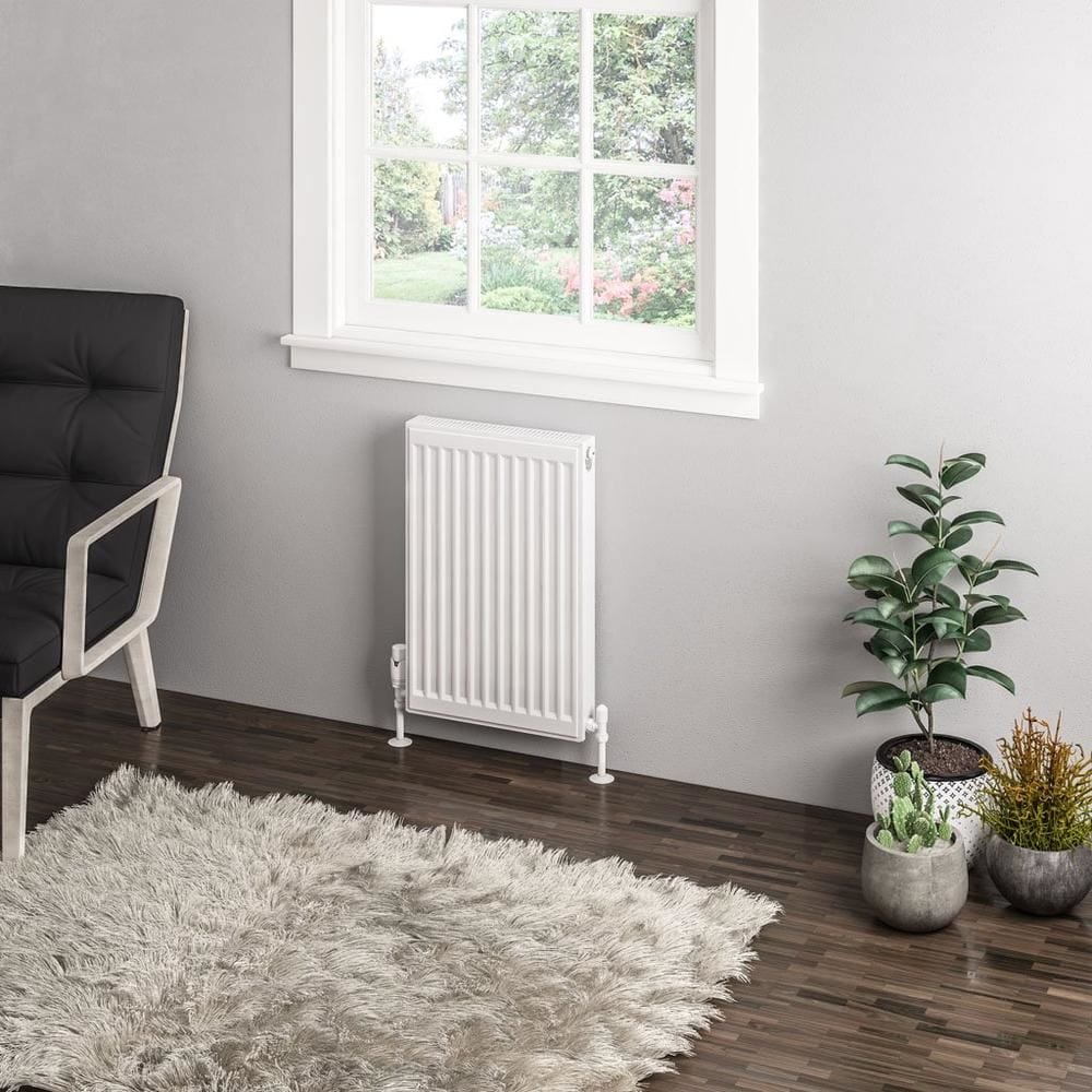 Aquarius Type 11 Compact Panel Radiator In Gloss White