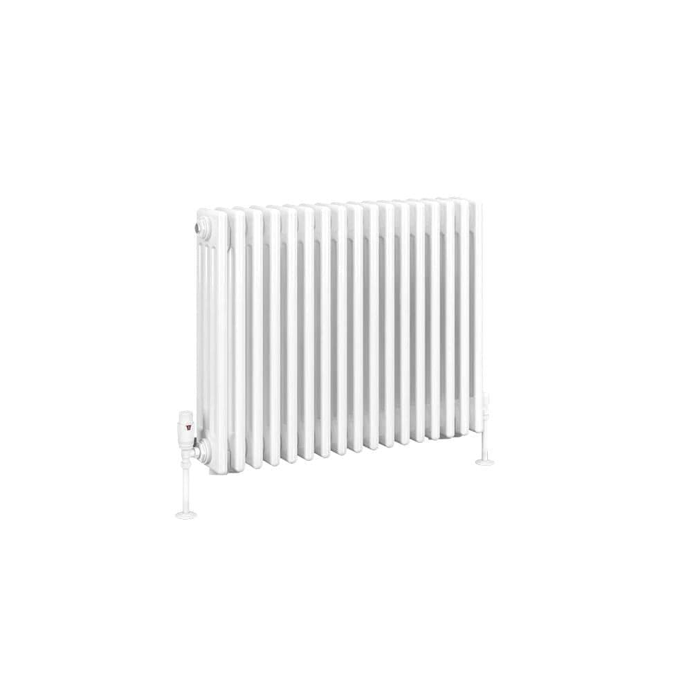 Eastbrook Column Radiator Eastbrook Rivassa Traditional 4 Column Radiator in Gloss White