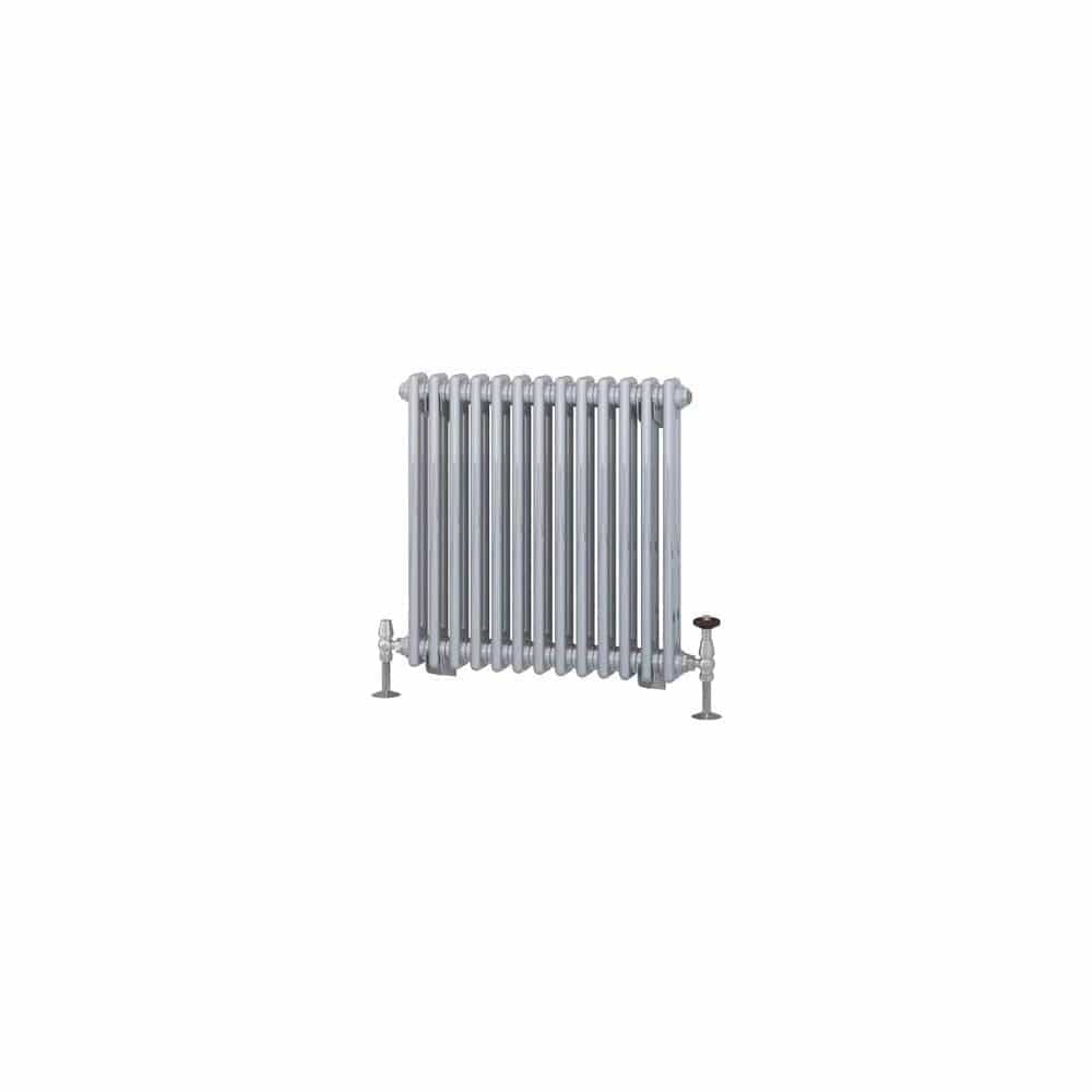 Eastbrook Column Radiator Eastbrook Rivassa Traditional 2 Column Radiator in Chrome Effect