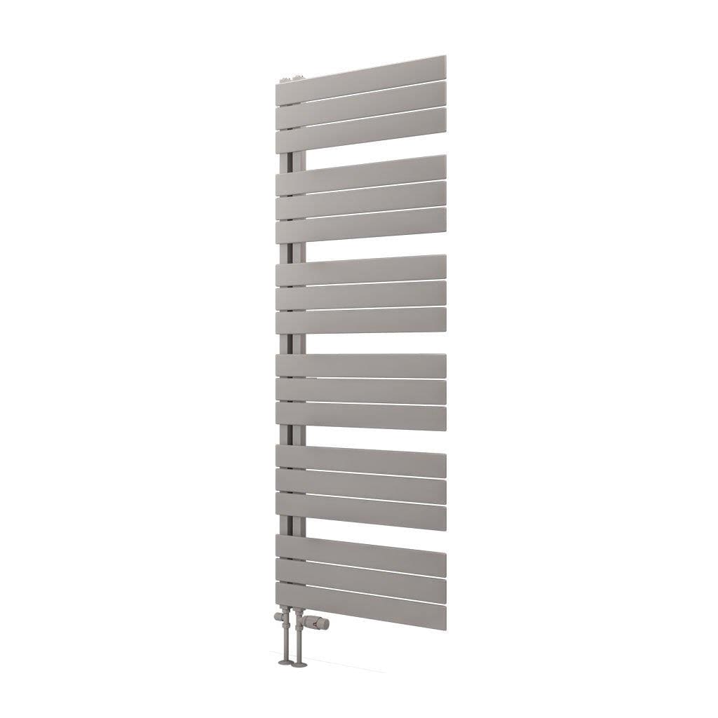 Eastbrook Designer Towel Radiator Eastbrook Helmsley Straight Vertical Designer Towel Rail in Matt Grey 1640 x 600 / Central Heating