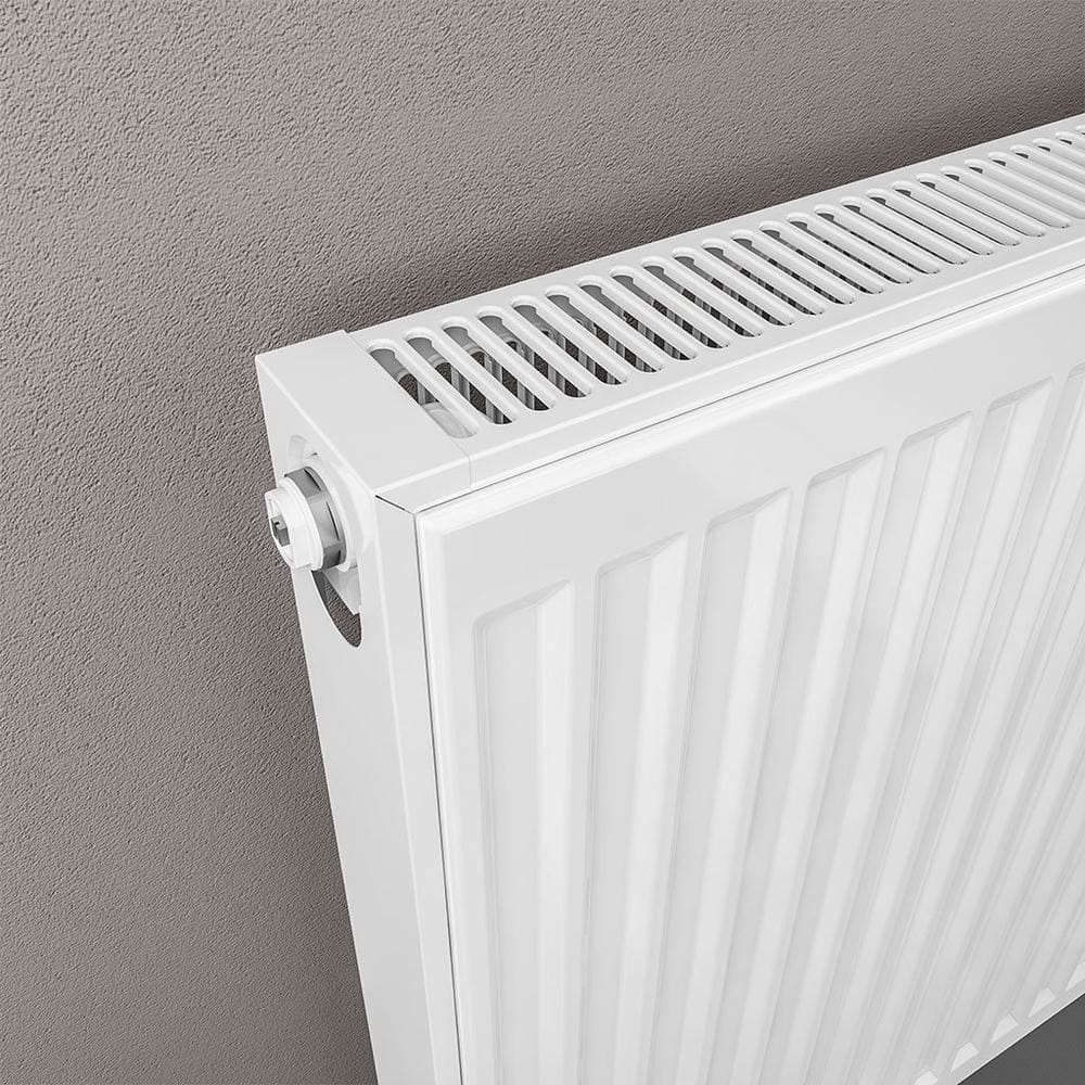 Aquarius Bathrooms Type 11 Aquarius Type 11 Compact Panel Radiator In Gloss White