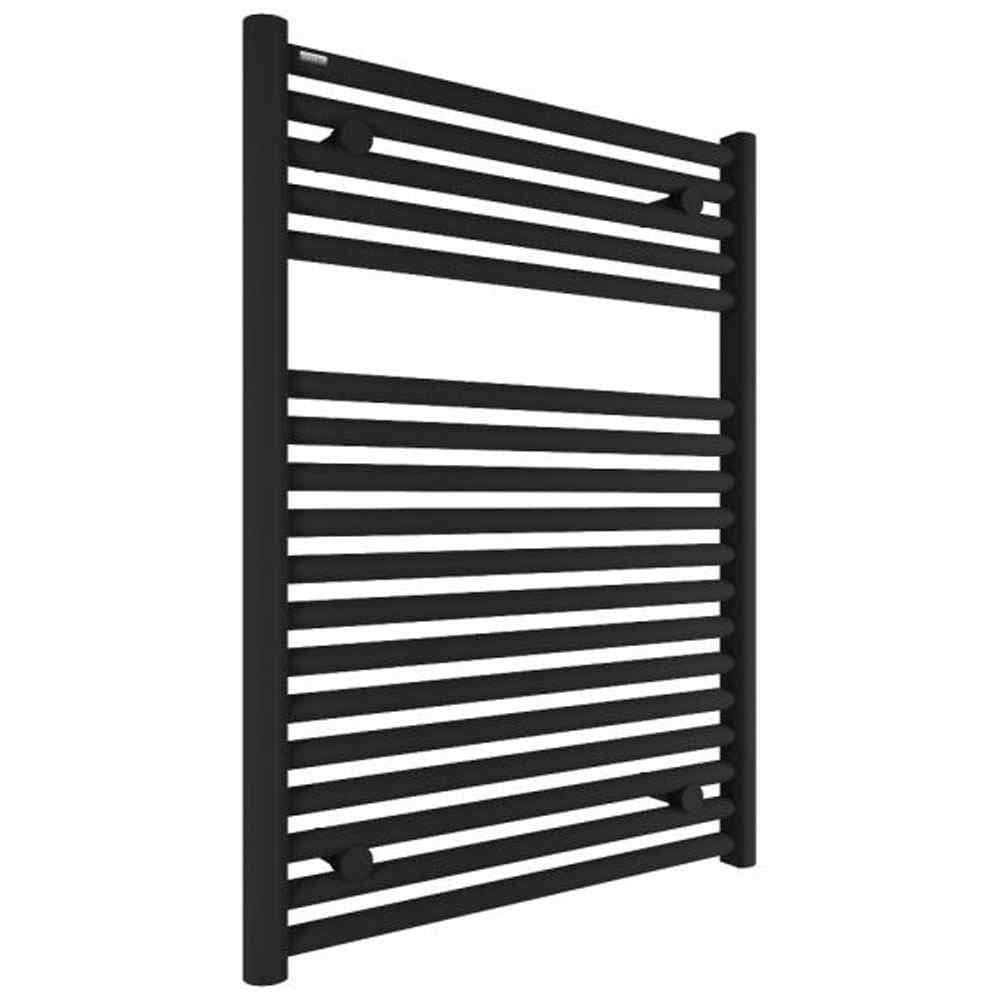 Tissino Ladder Rails Tissino Hugo2 Designer Towel Radiator in Matt Black 812 x 600 / Electric Only
