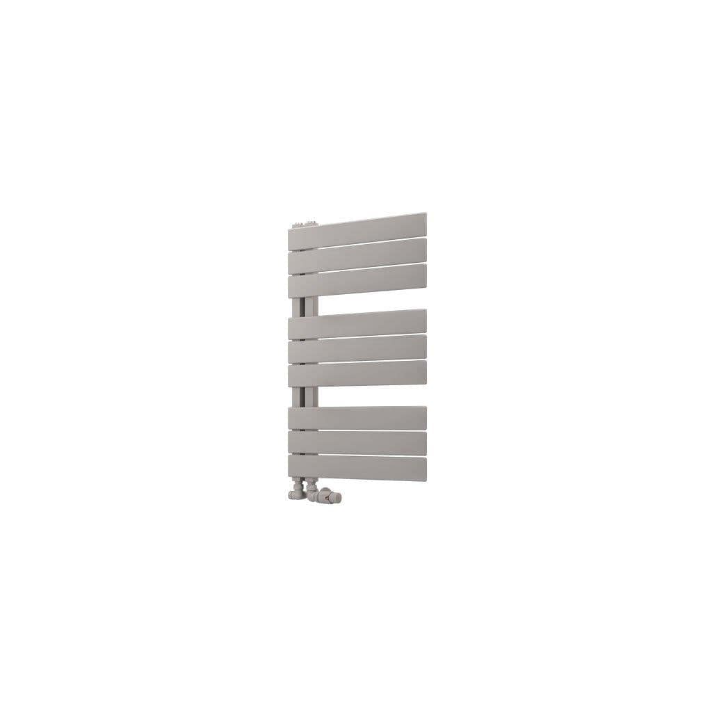 Eastbrook Designer Towel Radiator Eastbrook Helmsley Straight Vertical Designer Towel Rail in Matt Grey 800 x 500 / Central Heating
